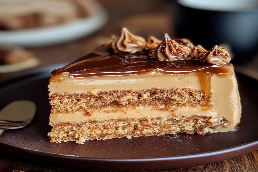 Caramel Coffee Buttercream Cake