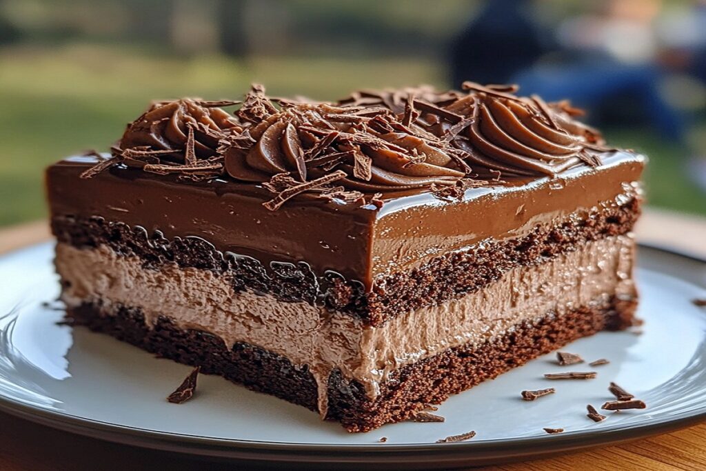 No-Bake Chocolate Mousse Cake – Silky, Rich & Effortless! 🍫