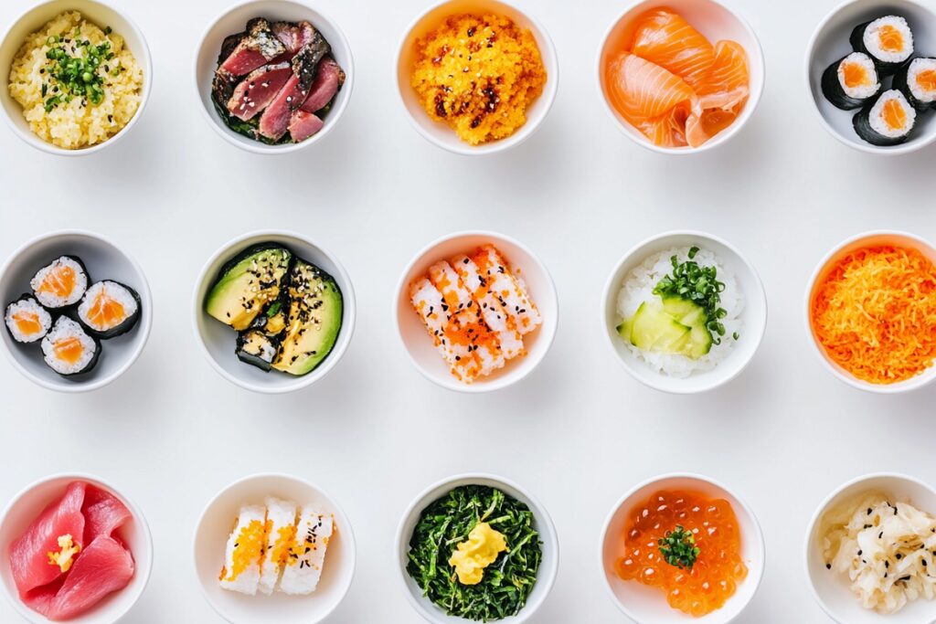Deconstructed Sushi Bowls