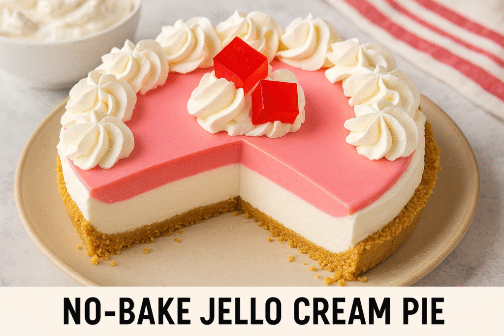 No-Bake Jello Cream Pie