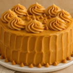 Butterscotch Cake with Caramel Frosting