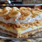 Classic banana pudding in trifle dish