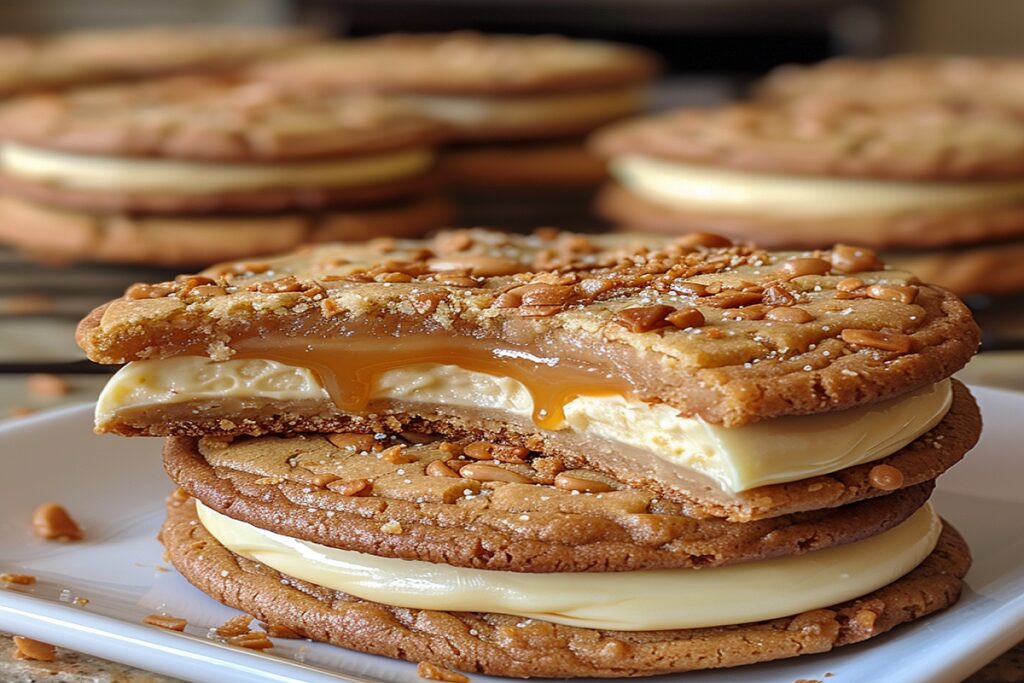 Caramel Cheesecake Cookies
