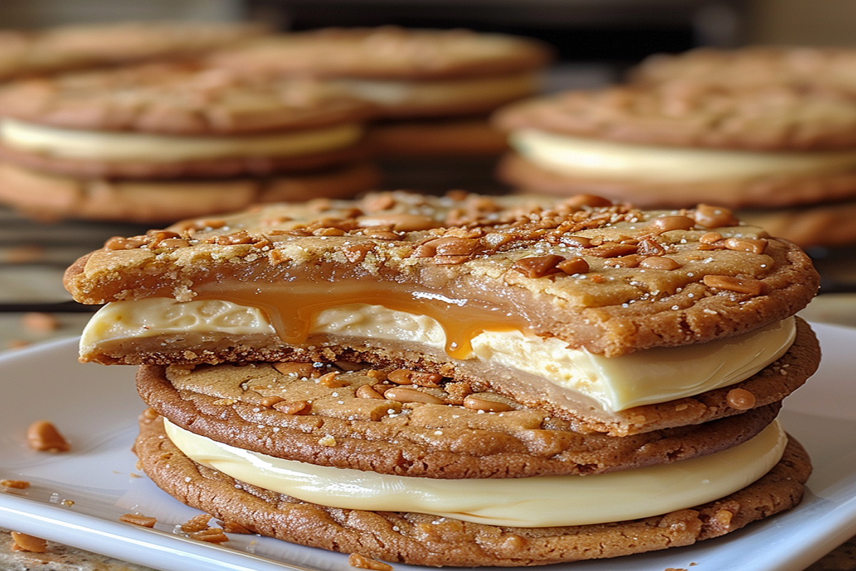 Caramel Cheesecake Cookies