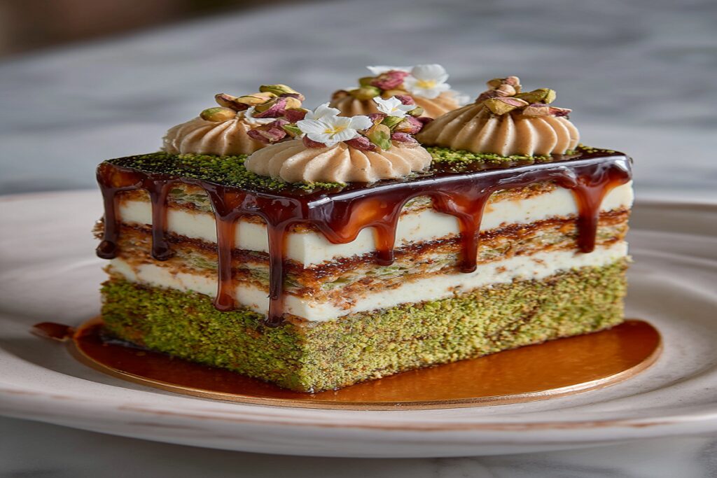 🍯 Baklava Opera Fusion Cake