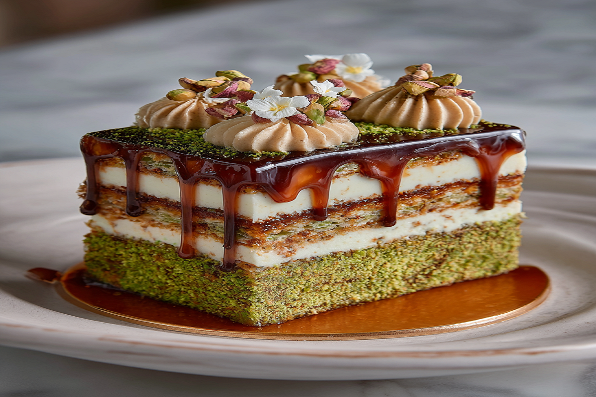 🍯 Baklava Opera Fusion Cake