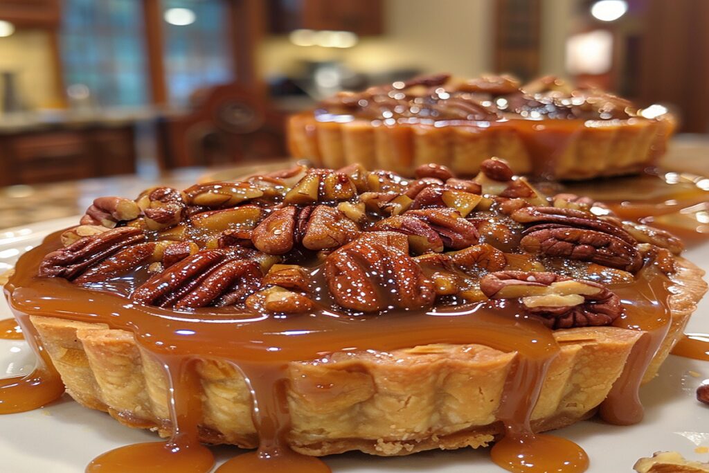 Mini Pecan Caramel Tarts 🥧