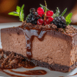3-Layer Triple Chocolate Cheesecake Recipe | Rich & Creamy
