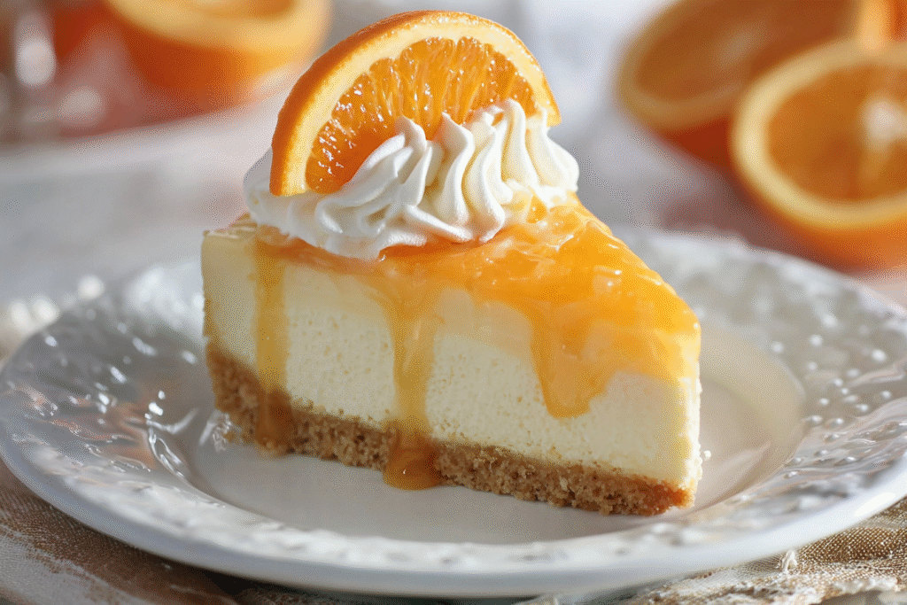 No-Bake Orange Creamsicle Cheesecake Recipe